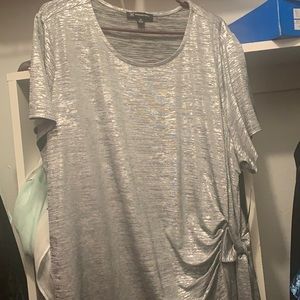 Inc brand silver shirt new with tags